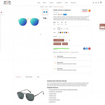Polarios - Modern Theme for Goggles & Eyewear