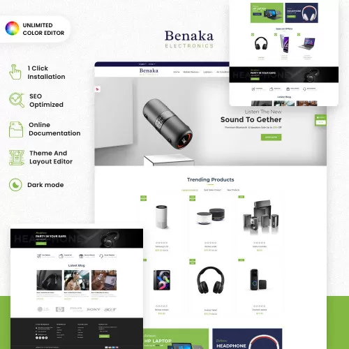 Benaka - Trendy Themes for Electronics Shops