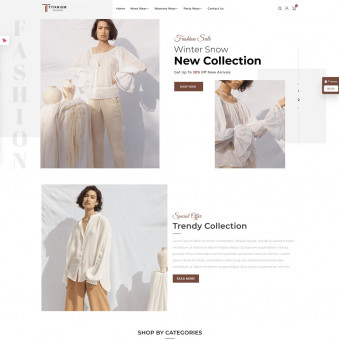 Titanium Fashion - Stylish Theme for Fashion Boutiques