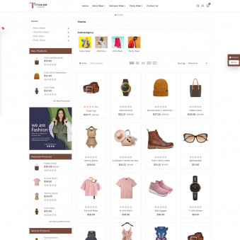 Titanium Fashion - Stylish Theme for Fashion Boutiques