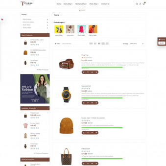 Titanium Fashion - Stylish Theme for Fashion Boutiques