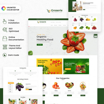 Groserie - Premium Templates for Grocery Stores