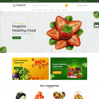 Groserie - Premium Templates for Grocery Stores