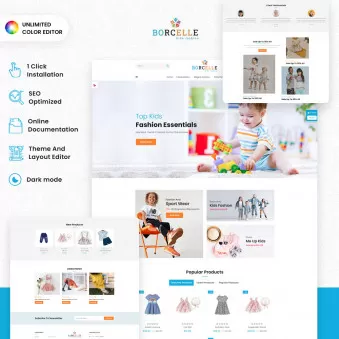 BORCELLE - Cute and Trendy Templates for Kids' Fashion
