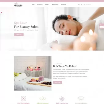 VERDURA SPA - Stylish Templates for Spas and Salons