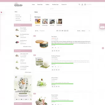 VERDURA SPA - Stylish Templates for Spas and Salons