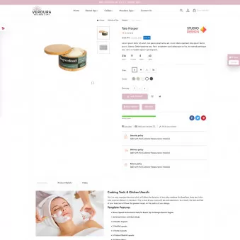 VERDURA SPA - Stylish Templates for Spas and Salons