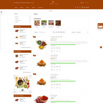 Spice Master - Fresh Templates for Spice Stores