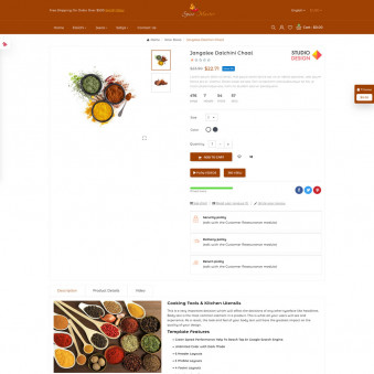 Spice Master - Fresh Templates for Spice Stores