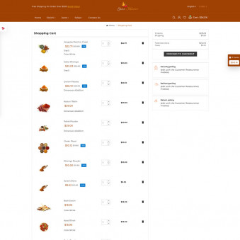 Spice Master - Fresh Templates for Spice Stores