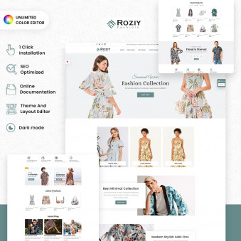 Roziy - Modern Themes for Fashion Brands