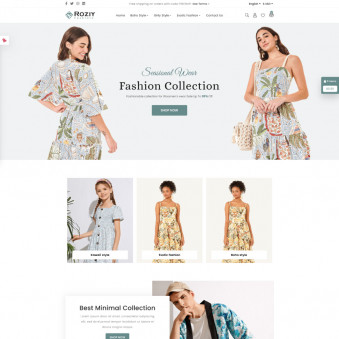 Roziy - Modern Themes for Fashion Brands