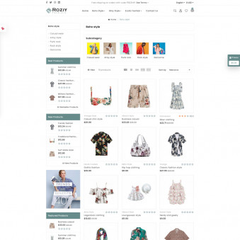 Roziy - Modern Themes for Fashion Brands
