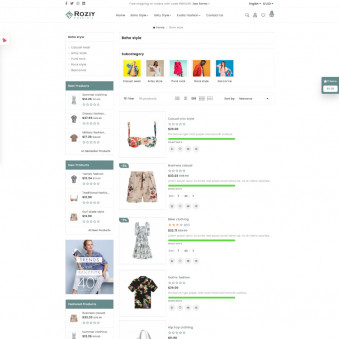 Roziy - Modern Themes for Fashion Brands