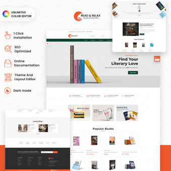 Read & Relax - Elegant Theme for Bookstores
