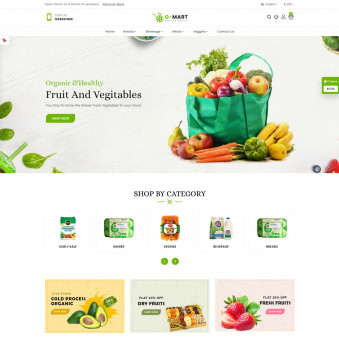 G-Mart - Creative Templates for Organic Stores