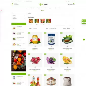 G-Mart - Creative Templates for Organic Stores