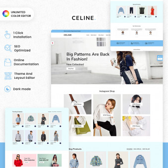 Celine - Unique Theme for Fashion Shops