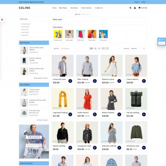 Celine - Unique Theme for Fashion Shops