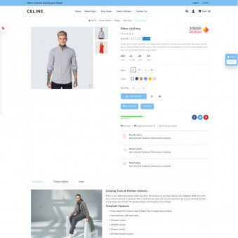 Celine - Unique Theme for Fashion Shops