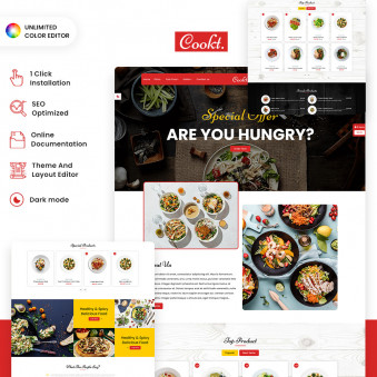 Cookt - Innovative Templates for Food Retail