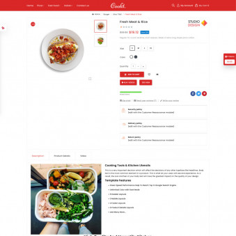 Cookt - Innovative Templates for Food Retail
