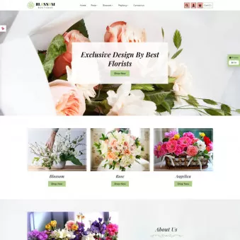 Blossom Boutique Theme for Floral Shops