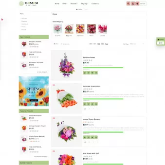 Blossom Boutique Theme for Floral Shops