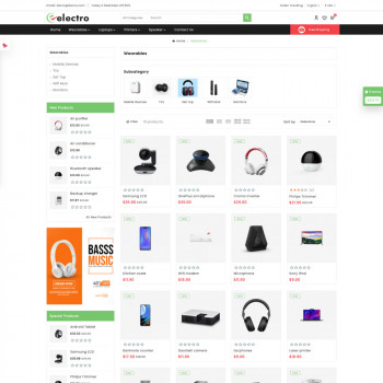 Electro Modern Theme for Electronics Stores
