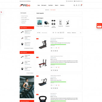 Fitbo : Sleek Designs for Gym Equipment Shops