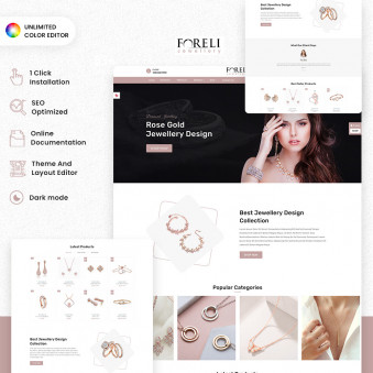 Foreli jewellery : Modern Templates for Jewelry Stores