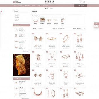 Foreli jewellery : Modern Templates for Jewelry Stores