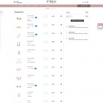 Foreli jewellery : Modern Templates for Jewelry Stores