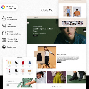 Kansas Theme for Trendy Fashion Brands