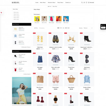 Kansas Theme for Trendy Fashion Brands