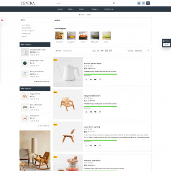 Centra - Stylish Templates for Home Décor Retail