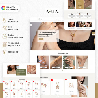 Avita - Elegant Themes for Jewelry Retailers