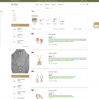 Avita - Elegant Themes for Jewelry Retailers