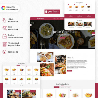 geetham Innovative Templates for Fast Food Businesses