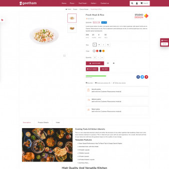geetham Innovative Templates for Fast Food Businesses