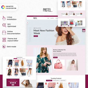 Pastel - Creative Templates for Fashion Brands