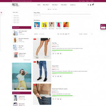 Pastel - Creative Templates for Fashion Brands