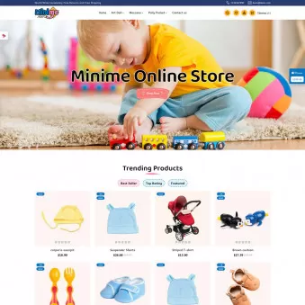 Minime Kids - Stylish Templates for Kids' Clothing Shops