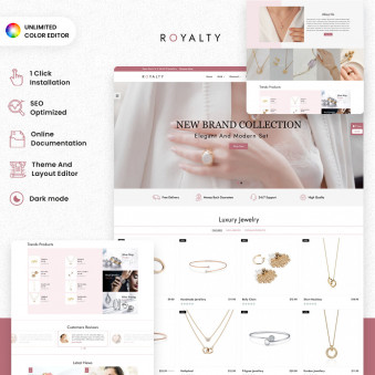 Royalty Templates for Luxury Jewelers