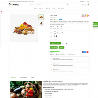 The Grocery Basket: Bringing Freshness Home