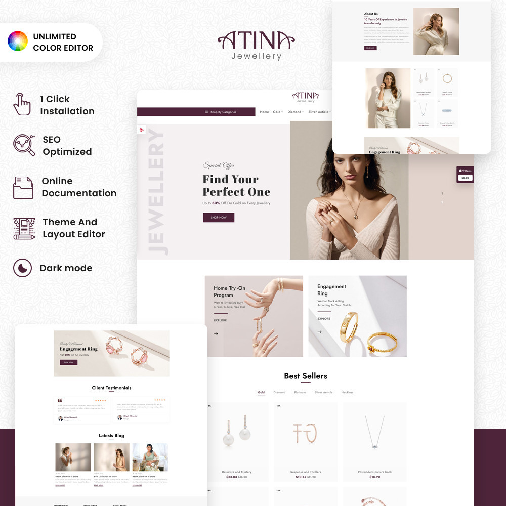 Atina Luxury Jewels: Timeless Craft, Infinite Shine Atina Luxury Jewels: Timeless Craft, Infinite Shine