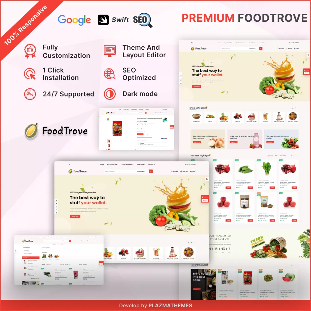 FoodTrove Bazaar - Your Daily Stop for Fresh Finds