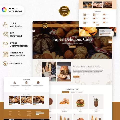 Fresh Bakery – PrestaShop Bakery Store Template