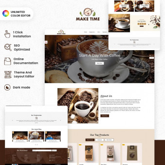 Destination for Make Time Coffees and Fresh Flavors
