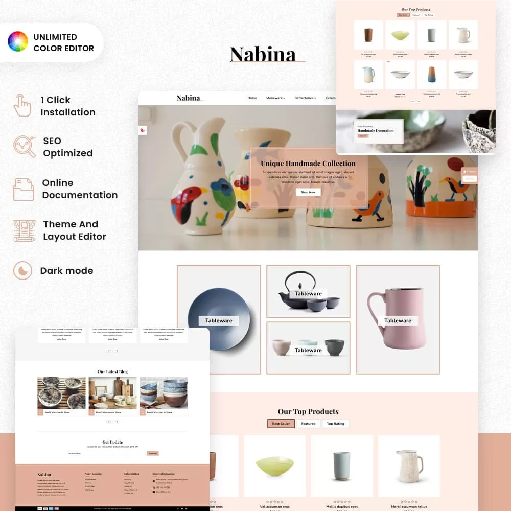 Nabina Ceramic Art Designed for Timeless Beauty